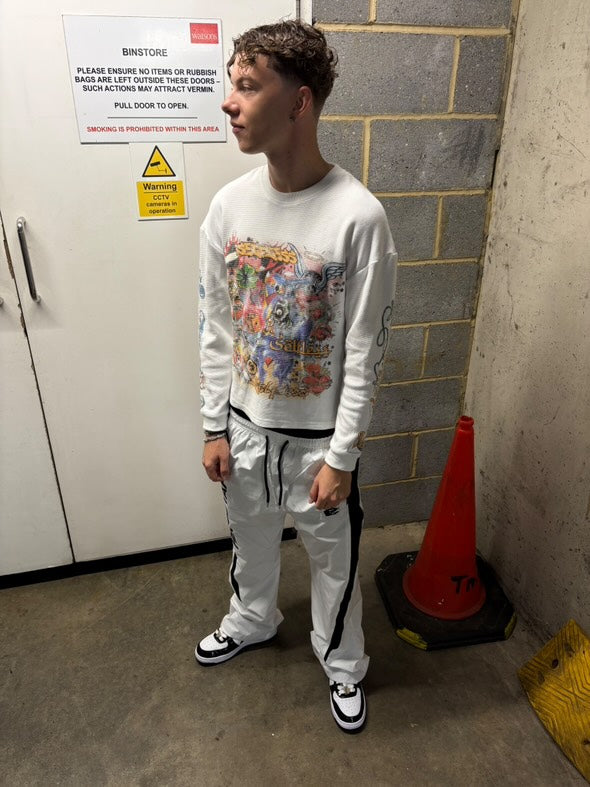 selfless graffiti long sleeve "white"